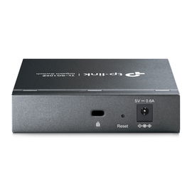 Switch Escritorio Easy Smart de 5 puertos 10/100/1000 Mbps / IGMP para Vigilancia / Calidad en el Servicio (QoS) / Gestión GUI