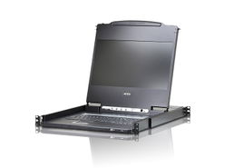 Consola LCD | HDMI, VGA, DVI, USB | Single Rail |  Pantalla 17.3