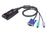 Switch KVM | cable DVI | USB de 2 puertos | con selector remoto de puerto