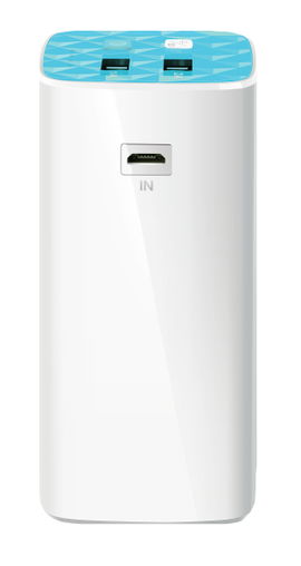 Power Bank / Cargador de baterías 10400 mAh 2 puertos USB 2.0 con linterna LED Power Bank / Cargador de baterías 10400 mAh 2 puertos USB 2.0 con linterna LED
