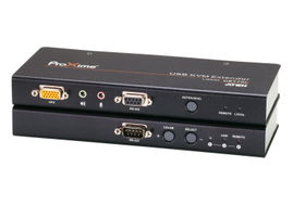 Kit Extensor KVM | VGA/Audio | Cat5e | 300m | 1280 x 1024 | Deskew | Puertos RS232 | Función de compensación de señal Kit Extensor KVM | VGA/Audio | Cat5e | 300m | 1280 x 1024 | Deskew | Puertos RS232 | Función de compensación de señal