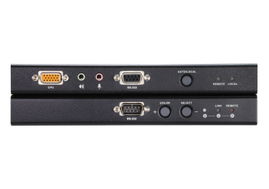 Kit Extensor KVM | VGA/Audio | Cat5e | 300m | 1280 x 1024 | Deskew | Puertos RS232 | Función de compensación de señal Kit Extensor KVM | VGA/Audio | Cat5e | 300m | 1280 x 1024 | Deskew | Puertos RS232 | Función de compensación de señal