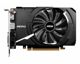 MSI GeForce GTX 1630 AERO ITX 4G OC - Tarjeta gráfica - NVIDIA GeForce GTX 1630 - 4 GB GDDR6 - PCIe 3.0 x16 - DVI, HDMI, DisplayPort