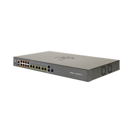 Switch PoE cnMatrix EX2052-P de 16 puertos (8x 802.3af/at Gigabit, 6x 802.3bt 2.5 Gigabit, 2x SFP+), Capa 3, 240 W, gestión en la nube