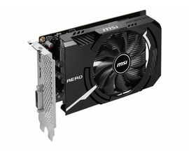MSI GeForce GTX 1630 AERO ITX 4G OC - Tarjeta gráfica - NVIDIA GeForce GTX 1630 - 4 GB GDDR6 - PCIe 3.0 x16 - DVI, HDMI, DisplayPort