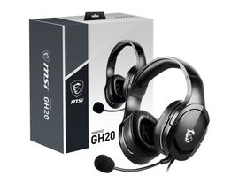 MSI IMMERSE GH20 - Auricular - tamaño completo - cableado - conector de 3,5 mm