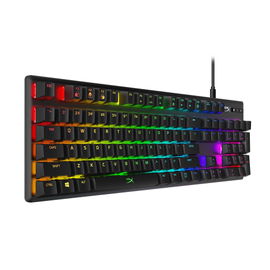 HyperX Alloy Origins - Teclado - backlit - USB - EE. UU. - interruptor: HyperX Red