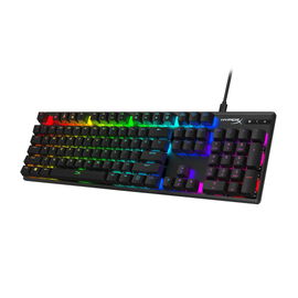 HyperX Alloy Origins - Teclado - backlit - USB - EE. UU. - interruptor: HyperX Red
