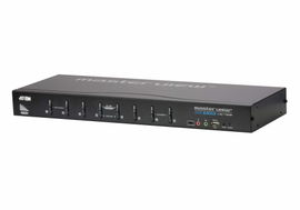 Switch KVM | 8 Puertos | DVI/VGA | Conexión en Cascada | Control de hasta 512 computadoras | USB 2.0 | Soporte Modo Difusión | Función Multipantalla
