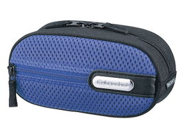 Sony LCS-PEA - Estuche para cámara - nailon, poliéster - azul - para Cyber-shot DSC-L1, L1/B, L1/L, L1/LJ, L1/R, L1/S, P32, P41, P43, P52, P72, P73, P92, P93