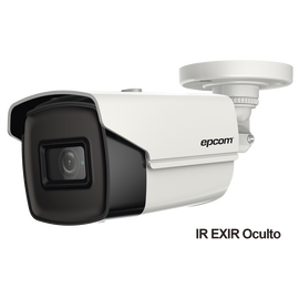 Bala TURBOHD 4K (8 Megapixeles) / Gran Angular 102º  / Lente 2.8 mm / Exterior IP67 / IR EXIR 60 mts / dWDR