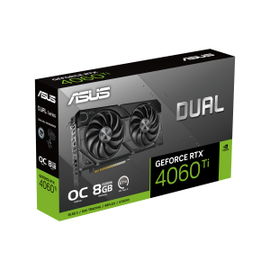 ASUS - DUAL-RTX4060Ti-O8G-EVO - PCI Express 4.0 - NVIDIA - NVIDIA RTX 4060ti - GDDR6 SDRAM - HDMI