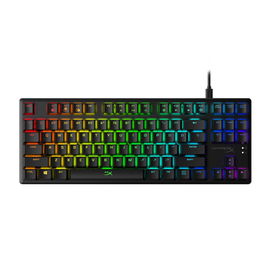 HyperX Alloy Origins Core - Teclado - retroiluminación - USB - EE. UU. - interruptor: HyperX Aqua HyperX Alloy Origins Core - Teclado - retroiluminación - USB - EE. UU. - interruptor: HyperX Aqua