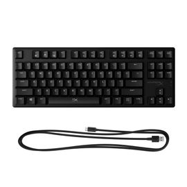HyperX Alloy Origins Core - Teclado - retroiluminación - USB - EE. UU. - interruptor: HyperX Aqua HyperX Alloy Origins Core - Teclado - retroiluminación - USB - EE. UU. - interruptor: HyperX Aqua