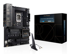ASUS PROART B760-CREATOR WIFI - Placa base - ATX - Socket LGA1700 - B760 Chipset - USB 3.2 Gen 1, USB-C 3.2 Gen2, USB-C 3.2 Gen 2x2 - Gigabit LAN, 2.5 Gigabit LAN, Wi-Fi 6, Bluetooth - Tarjeta gráfica (CPU necesaria) - HD Audio (8-canales)