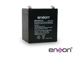 BATERIA DE RESPALDO ENSON ENS-BT412 12VDC 4A BASE PLOMO-ACIDO PARA FUENTES DE PODER Y SISTEMAS DE RESPALDO BATERIA DE RESPALDO ENSON ENS-BT412 12VDC 4A BASE PLOMO-ACIDO PARA FUENTES DE PODER Y SISTEMAS DE RESPALDO