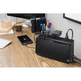 APC Back-UPS BE600M1-LM - UPS - CA 120 V - 330 vatios - 600 VA - USB - conectores de salida: 7
