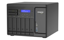 NAS QTS HERO QNAP TS-h886-D1622-16G-US PROCESADOR INTEL XEON D1602 / MEMORIA RAM 16GB / 6 BAHIAS FRONTALES SATA 3.5 PULGADAS + 2 BAHIAS FRONTALES SATA 2.5 PULGADAS / 4 PUERTOS RJ45 2.5GbE / MONTAJE EN ESCRITORIO / APLICACIONES PYMES PARA COMPARTIR Y 