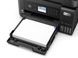 Epson EcoTank L6270 - Impresora multifunción - color - chorro de tinta - rellenable - 216 x 297 mm (original) - 215.9 x 1200 mm (material) - hasta 11 ppm (copiando) - hasta 15.5 ppm (impresión) - 250 hojas - USB 2.0, LAN, Wi-Fi(n)