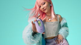 Logitech POP - Ratón - compacto - óptico - 4 botones - inalámbrico - Bluetooth 5.1 - morado