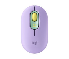 Logitech POP - Ratón - compacto - óptico - 4 botones - inalámbrico - Bluetooth 5.1 - morado