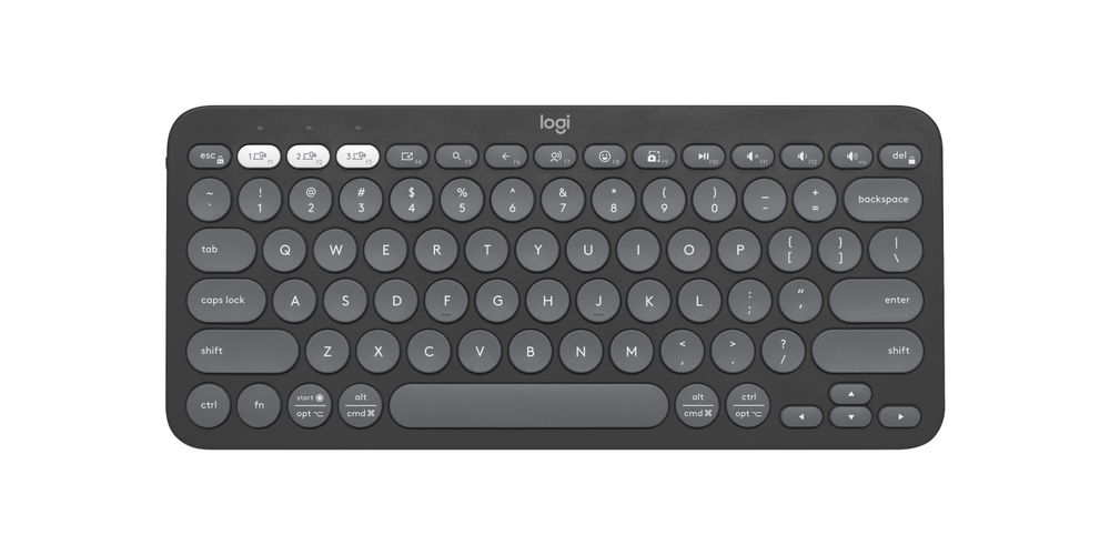 Logitech - Pebble Keys 2 K380- Tonal Grap