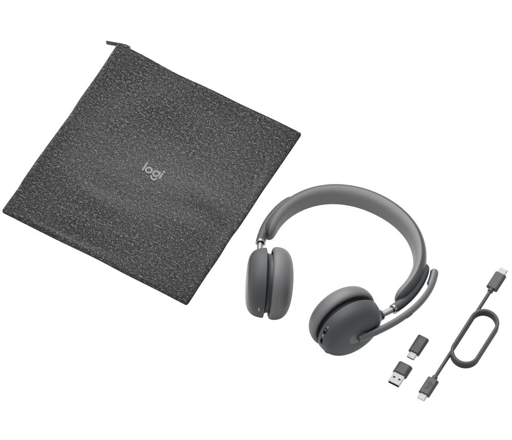 Logitech Zone Wireless 2 Premium Noise Canceling Headset with Hybrid ANC, Certified for Zoom, Google Meet, Google Voice, Fast Pair, Graphite - Auricular - en oreja - Bluetooth - inalámbrico - cancelación de sonido activo - USB-C a través de adaptador Logitech Zone Wireless 2 Premium Noise Canceling Headset with Hybrid ANC, Certified for Zoom, Google Meet, Google Voice, Fast Pair, Graphite - Auricular - en oreja - Bluetooth - inalámbrico - cancelación de sonido activo - USB-C a través de adaptador
