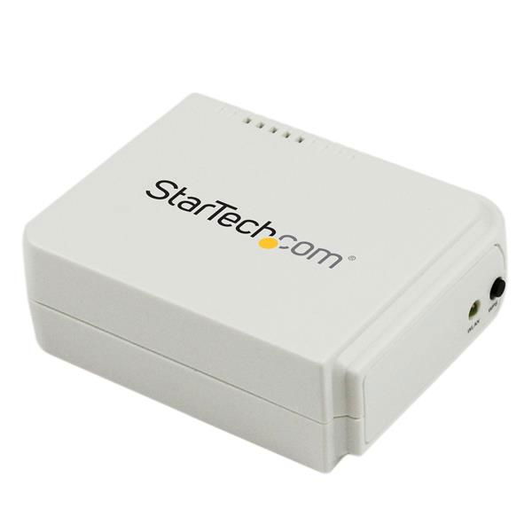 StarTech.com Servidor de Impresión Inalámbrico Wireless N y Ethernet de 1 Puerto USB - 802.11 b/g/n - Servidor Wifi de Impresoras - Servidor de impresión - USB 2.0 - 10/100 Ethernet x 1 - blanco - para P/N: SVA5M4NEUA StarTech.com Servidor de Impresión Inalámbrico Wireless N y Ethernet de 1 Puerto USB - 802.11 b/g/n - Servidor Wifi de Impresoras - Servidor de impresión - USB 2.0 - 10/100 Ethernet x 1 - blanco - para P/N: SVA5M4NEUA