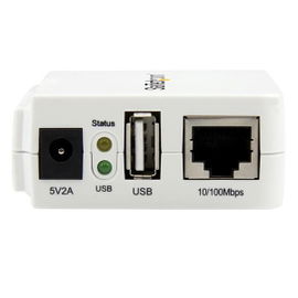StarTech.com Servidor de Impresión Inalámbrico Wireless N y Ethernet de 1 Puerto USB - 802.11 b/g/n - Servidor Wifi de Impresoras - Servidor de impresión - USB 2.0 - 10/100 Ethernet x 1 - blanco - para P/N: SVA5M4NEUA StarTech.com Servidor de Impresión Inalámbrico Wireless N y Ethernet de 1 Puerto USB - 802.11 b/g/n - Servidor Wifi de Impresoras - Servidor de impresión - USB 2.0 - 10/100 Ethernet x 1 - blanco - para P/N: SVA5M4NEUA