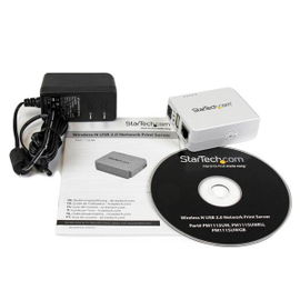 StarTech.com Servidor de Impresión Inalámbrico Wireless N y Ethernet de 1 Puerto USB - 802.11 b/g/n - Servidor Wifi de Impresoras - Servidor de impresión - USB 2.0 - 10/100 Ethernet x 1 - blanco - para P/N: SVA5M4NEUA StarTech.com Servidor de Impresión Inalámbrico Wireless N y Ethernet de 1 Puerto USB - 802.11 b/g/n - Servidor Wifi de Impresoras - Servidor de impresión - USB 2.0 - 10/100 Ethernet x 1 - blanco - para P/N: SVA5M4NEUA