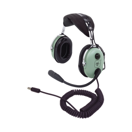 Auriculares con atenuación de ruido pasivo para radios aéreos en helicópteros