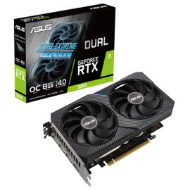 ASUS Dual GeForce RTX 3050 OC Edition - Tarjeta gráfica - GF RTX 3050 - 8 GB GDDR6 - PCIe 4.0 - HDMI, 3 x DisplayPort