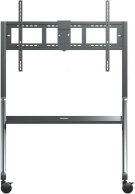 ViewSonic VB-STND-009 - Carrito - para pantalla LCD/panel plano interactivo - carro delgado - ruedas de acero, poliuretano (PU) - tamaño de pantalla: 65