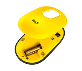 Logitech POP - Ratón - emoji personalizado - óptico - 4 botones - inalámbrico - Bluetooth 5.1 LE - amarillo Logitech POP - Ratón - emoji personalizado - óptico - 4 botones - inalámbrico - Bluetooth 5.1 LE - amarillo