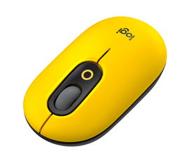 Logitech POP - Ratón - emoji personalizado - óptico - 4 botones - inalámbrico - Bluetooth 5.1 LE - amarillo Logitech POP - Ratón - emoji personalizado - óptico - 4 botones - inalámbrico - Bluetooth 5.1 LE - amarillo