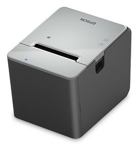 Epson OmniLink TM-L100 - Impresora de recibos - línea térmica - rollo 8 cm - 203 x 203 ppp - hasta 170 mm/segundo - USB, LAN, serial - cortador - negro Epson