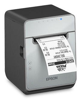 Epson OmniLink TM-L100 - Impresora de recibos - línea térmica - rollo 8 cm - 203 x 203 ppp - hasta 170 mm/segundo - USB, LAN, serial - cortador - negro Epson