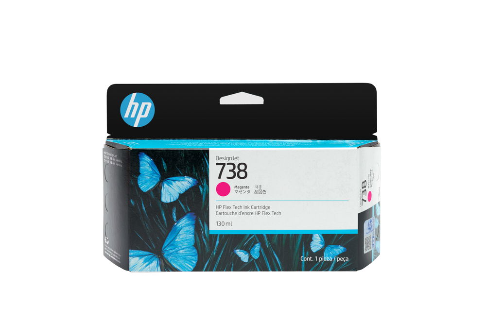 HP - 738 - Ink cartridge - Magenta - 130 ml