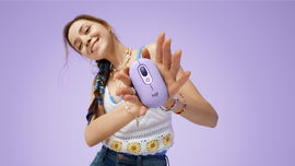Logitech - Mouse - Wireless - Purple - With Emoji Cosmos Lavender Logitech - Mouse - Wireless - Purple - With Emoji Cosmos Lavender