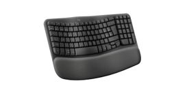 Teclado Logitech Serie Ergo Wave Keys Color Negro
