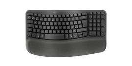 Teclado Logitech Serie Ergo Wave Keys Color Negro