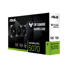 ASUS - TUF-RTX5070-O12G-GAMING - PCI Express 5.0 x16 - NVIDIA - NVIDIA GeForce RTX 5070 - GDDR7 - DisplayPort / HDMI ASUS - TUF-RTX5070-O12G-GAMING - PCI Express 5.0 x16 - NVIDIA - NVIDIA GeForce RTX 5070 - GDDR7 - DisplayPort / HDMI