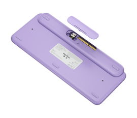 Teclado Inalámbrico POP Keys Logitech USB - Bluetooth LE - Bluetooth 5.1 - Diseño Ergonómico Color Morado