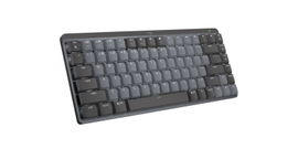 Logitech Master Series MX Mechanical Mini - Teclado - retroiluminación - inalámbrico - Bluetooth LE - QWERTY - español - interruptor: táctil silencioso - grafito
