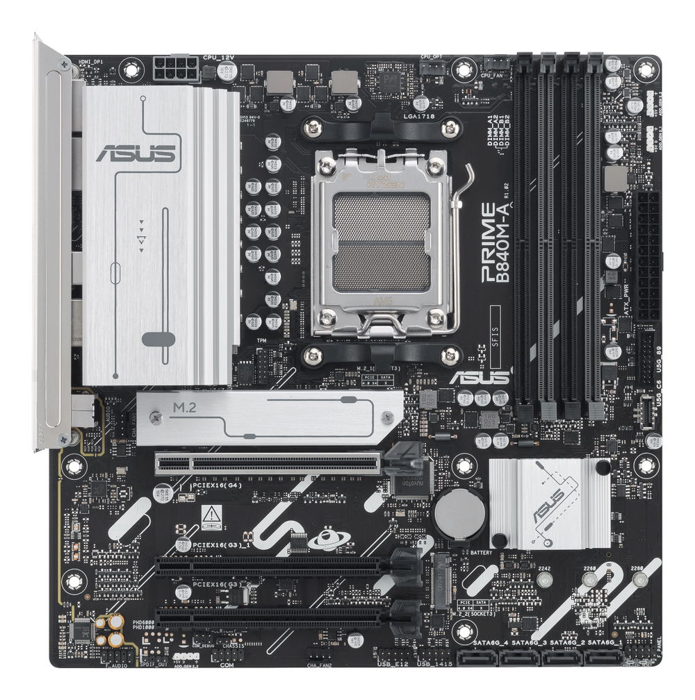 ASUS - Motherboard - Prime B840M-A AM5 DDR5 4 DIMM