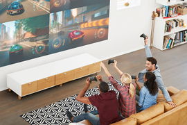 Epson Home Cinema 2350 - Proyector 3LCD - 2800 lúmenes (blanco) - 2800 lúmenes (color) - 3840 x 2160 - 16:9 - 4K - Wi-Fi / Bluetooth - con 2 años de Servicio Epson Extra Care Home - Android TV