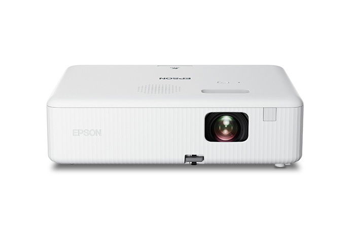 Epson EpiqVision Flex CO-W01 - Proyector 3LCD - portátil - 3000 lúmenes (blanco) - 3000 lúmenes (color) - WXGA (1280 x 800) - 16:10 - 720p - con 1 año de Epson Extra Care Home Service