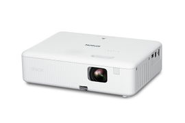 Epson EpiqVision Flex CO-W01 - Proyector 3LCD - portátil - 3000 lúmenes (blanco) - 3000 lúmenes (color) - WXGA (1280 x 800) - 16:10 - 720p - con 1 año de Epson Extra Care Home Service