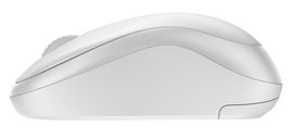 Logitech M220 Silent - Ratón - diestro y zurdo - óptico - 3 botones - inalámbrico - 2.4 GHz - receptor inalámbrico USB - blanco