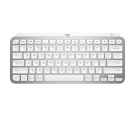 Teclado Bluetooth Español - USB - Logitech MX Keys Mini - Gris Pálido